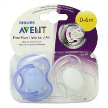 Load image into Gallery viewer, Philips Avent BPA Free Freeflow Pacifier, 0-6 Months 2 ea (1 Pack)